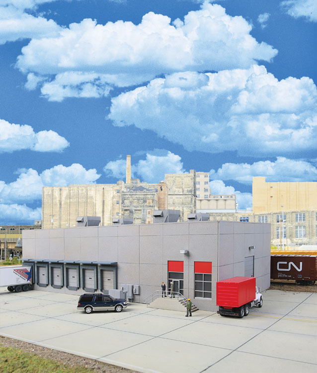Walthers Cornerstone HO Scale Building//Structure Kit Wally/'s Warehouse